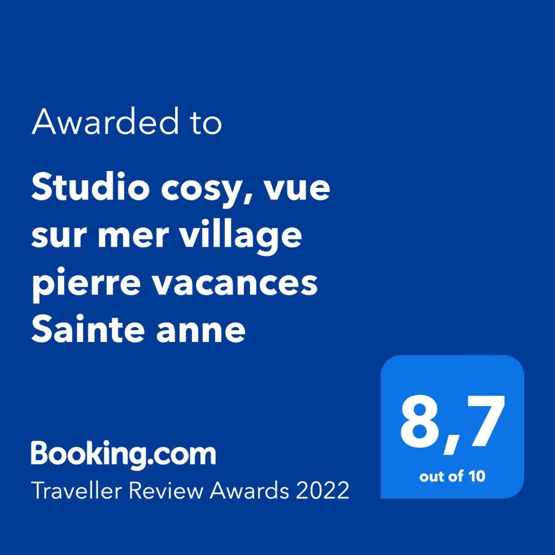 Studio Cosy, Vue Sur Mer Villages Vacances Sainte Anne Cheques Vacances Acceptes Room photo